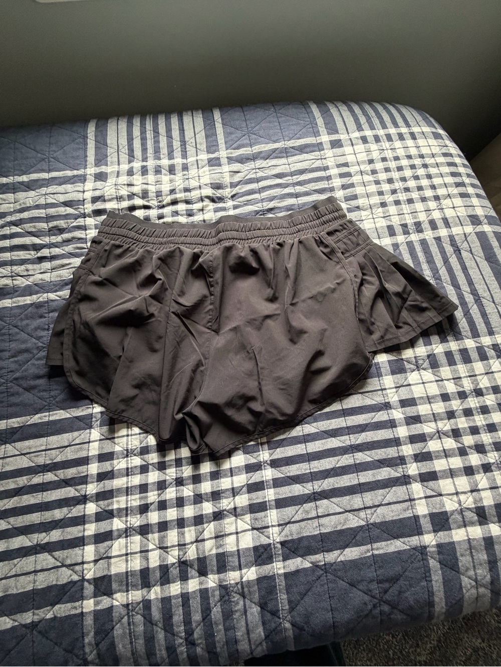 JoyLab Black Athletic Running Shorts with Elastic Waist